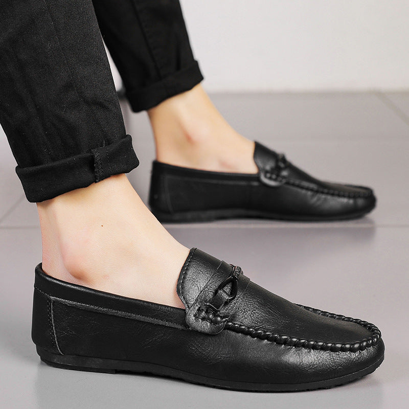 Comfort Stride Leather Loafers