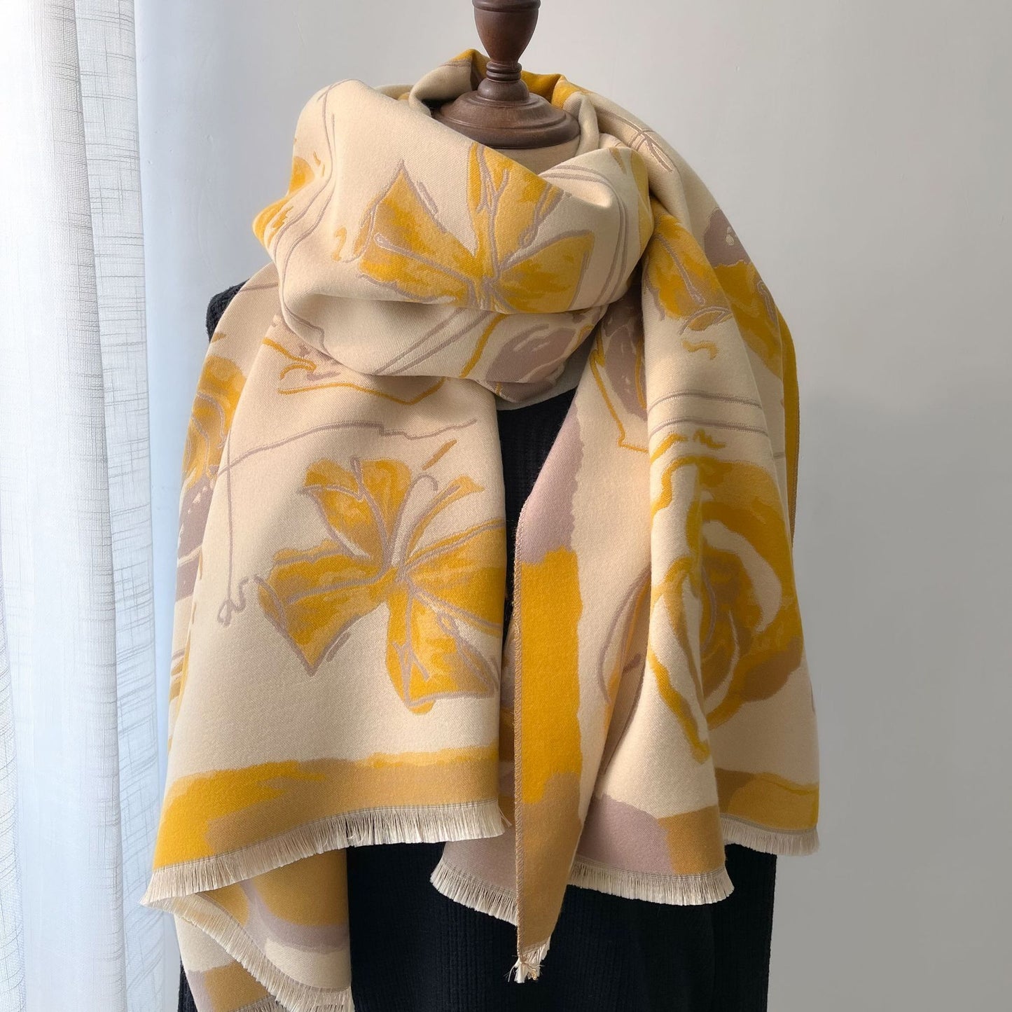 Vivid Blend Cashmere Shawl