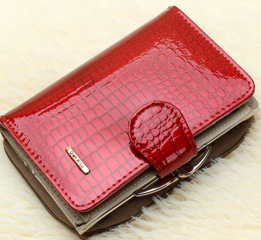 Glossy Luxe Mini Wallet