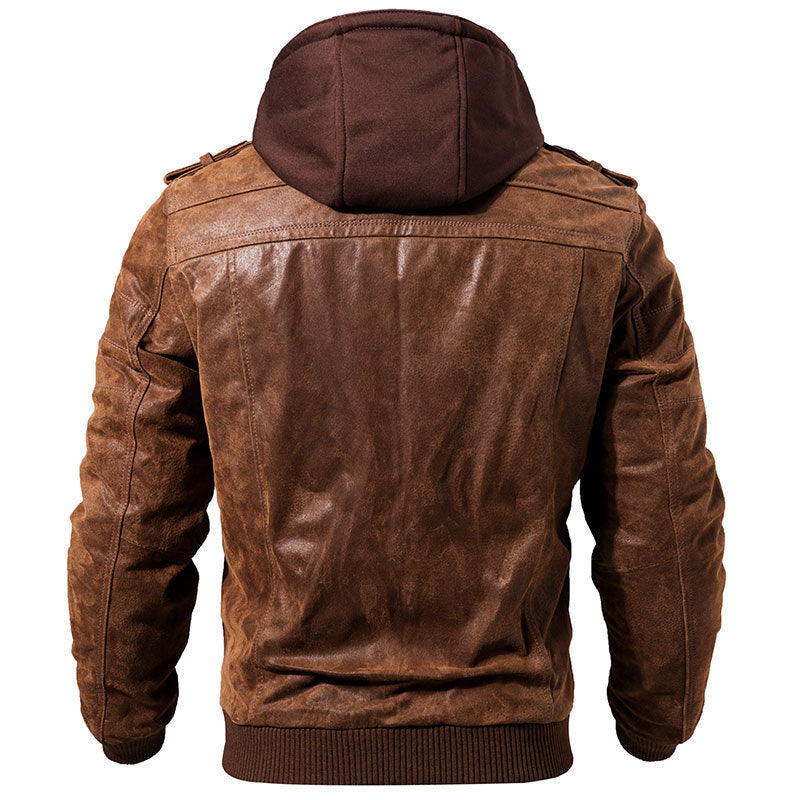 Velocity PU Leather Moto Jacket