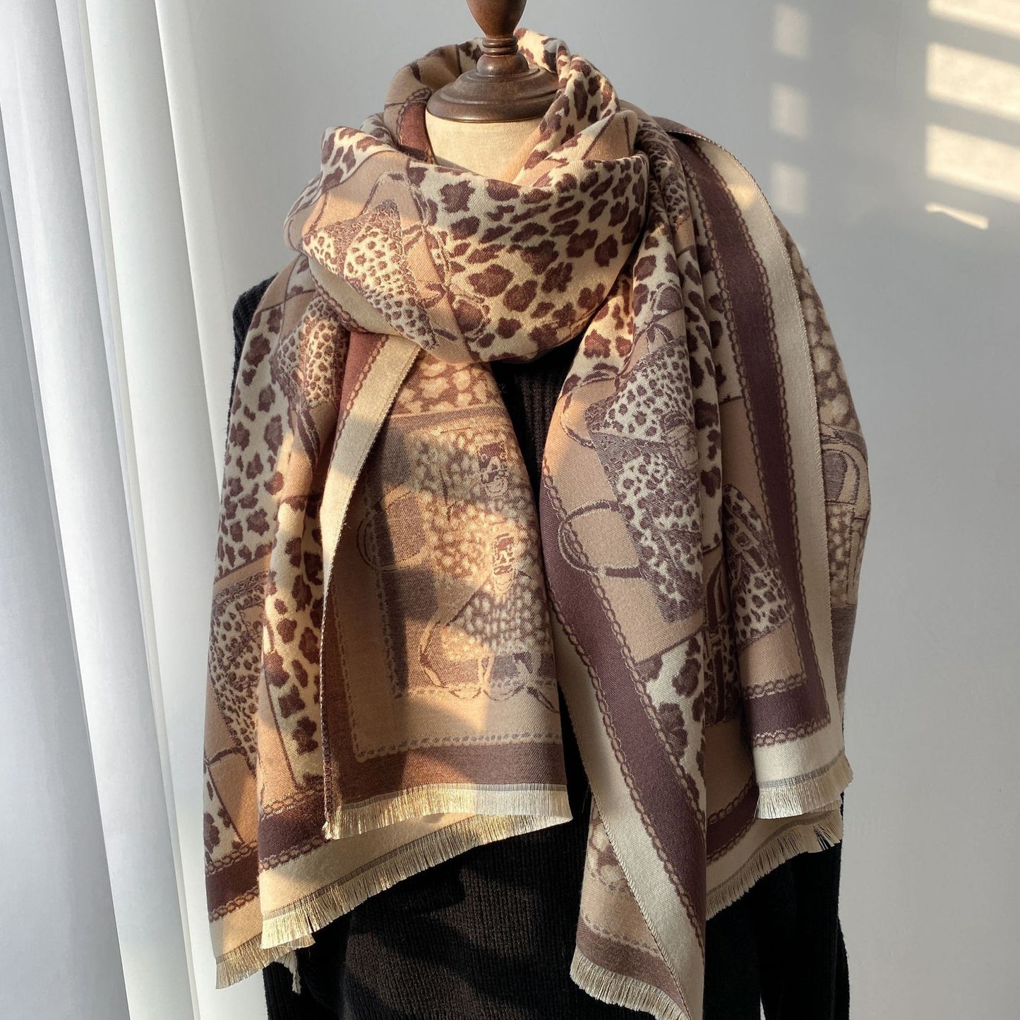 Vivid Blend Cashmere Shawl