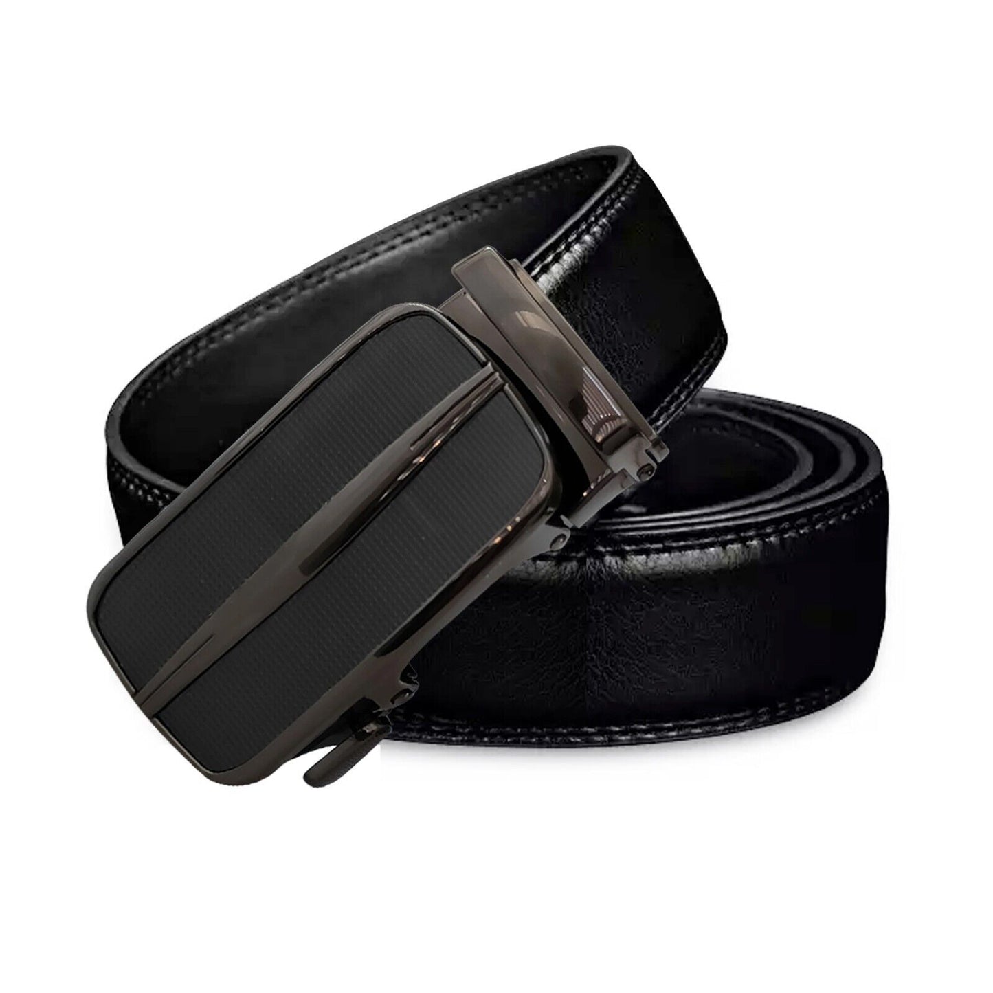 Custom Fit Microfiber Leather Belt – Easy Slide Buckle