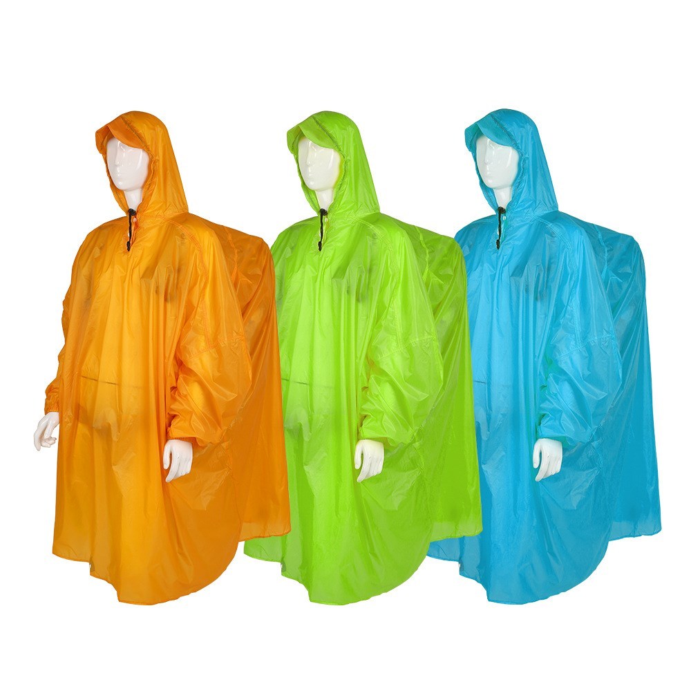 Outdoor backpack raincoat