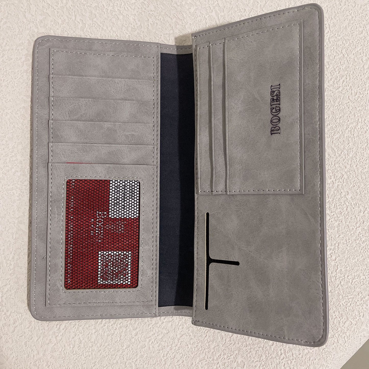 Slim Fit Men's Long Card Holder Wallet