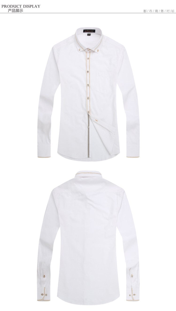 Urban Style Long Sleeve Shirt for Men