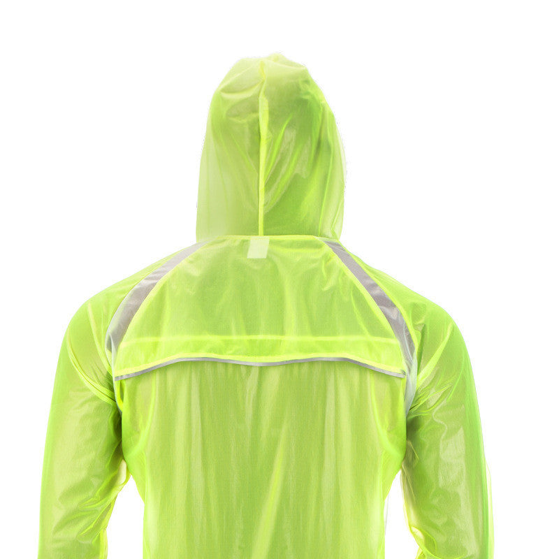 Ultra-thin breathable mountain road bike raincoat