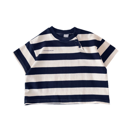 Spring Stripes Western-Inspired T-Shirt