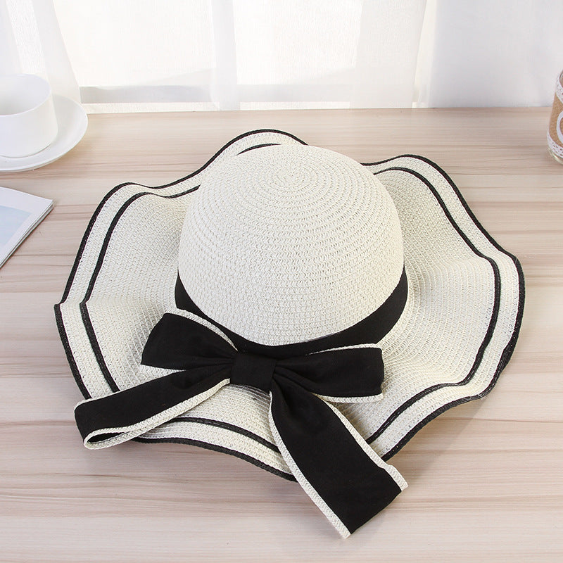 Summer Straw Sun Hat – Foldable Beach Cap for Women