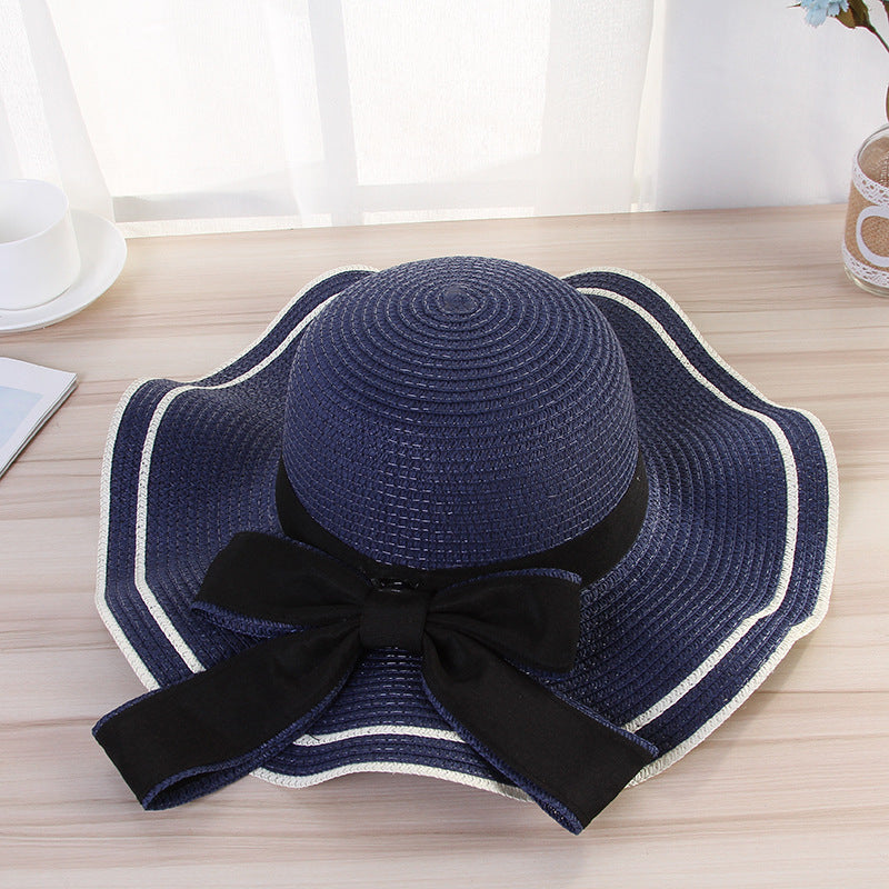 Summer Straw Sun Hat – Foldable Beach Cap for Women