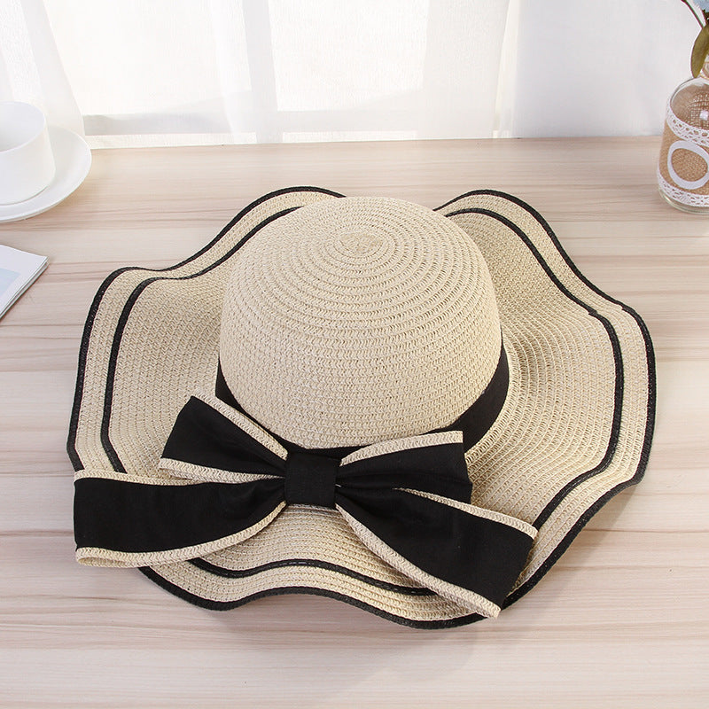 Summer Straw Sun Hat – Foldable Beach Cap for Women