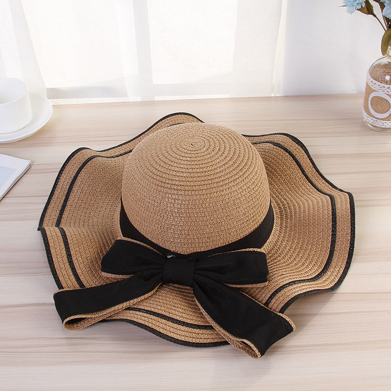 Summer Straw Sun Hat – Foldable Beach Cap for Women