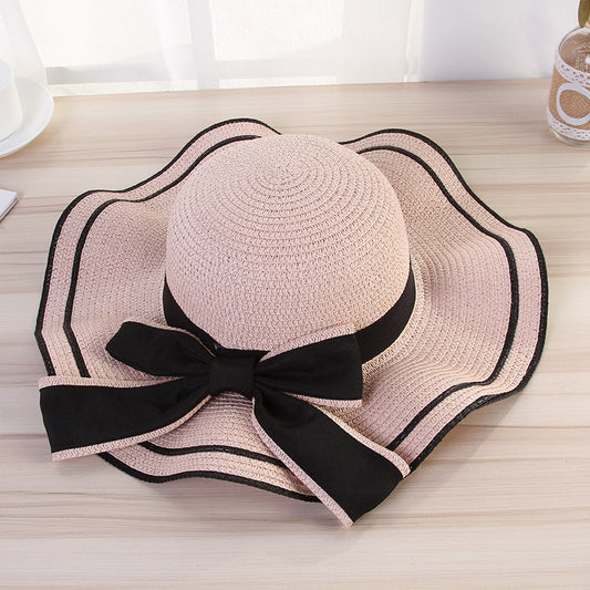 Summer Straw Sun Hat – Foldable Beach Cap for Women