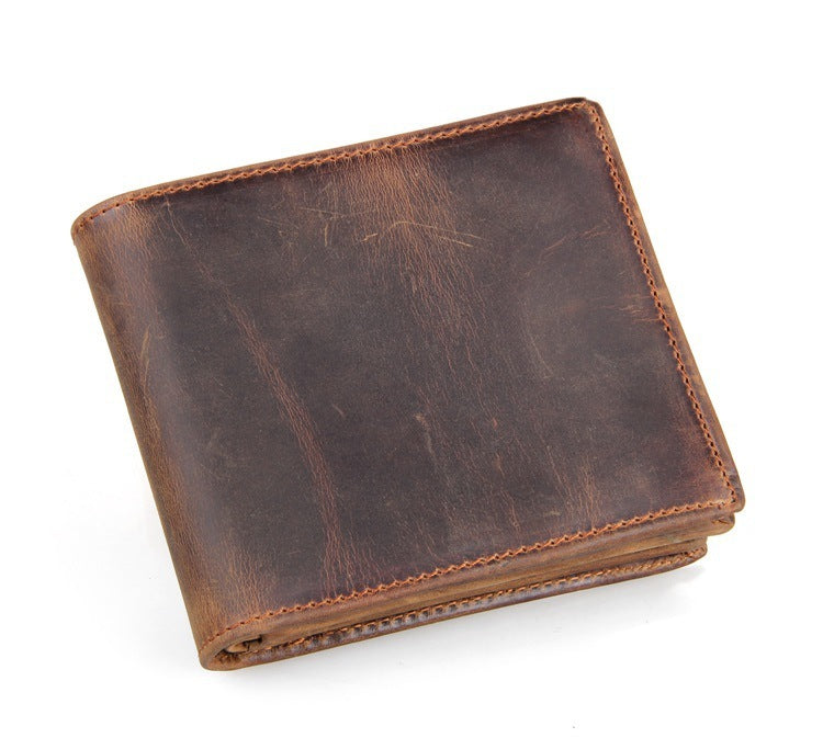 Premium Men’s Horse Leather Wallet – Compact & Stylish