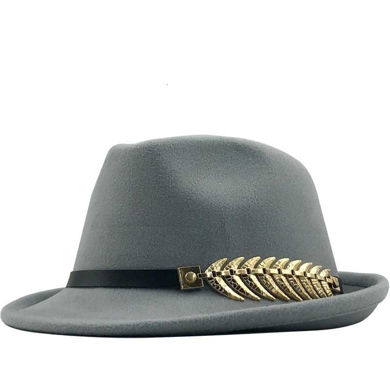 Retro Fishbone Wool Jazz Hat