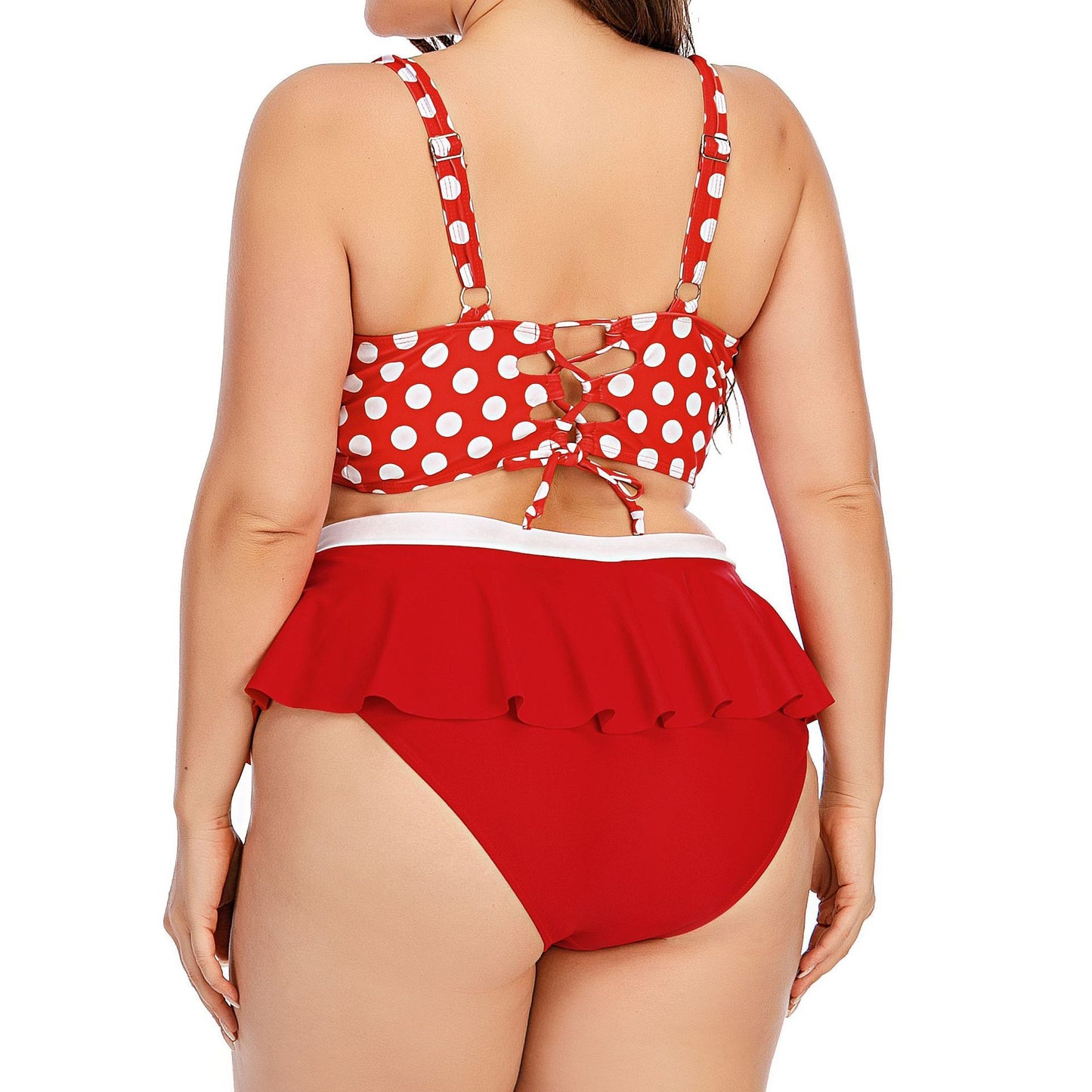 Bold Curves: Plus Size Push-Up Swim Dress