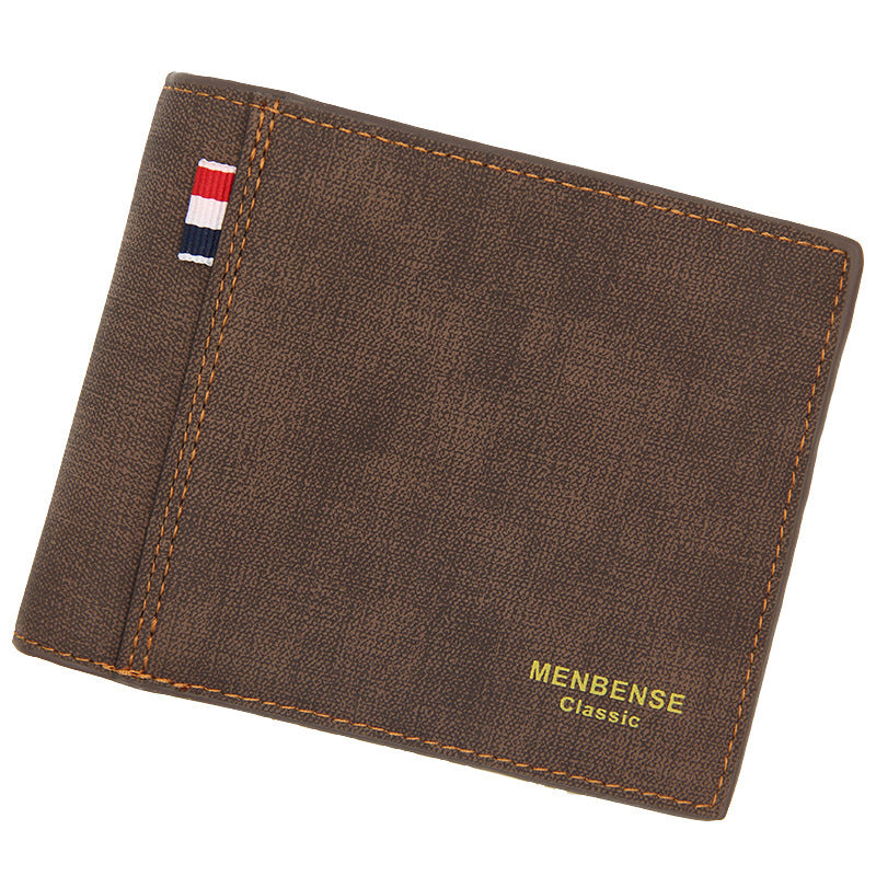 Tri-Fold Retro Style Wallet for Men