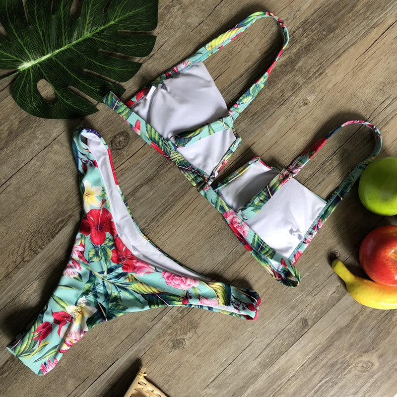 Floral Dream: Printed Bikini