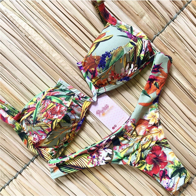 Floral Dream: Printed Bikini