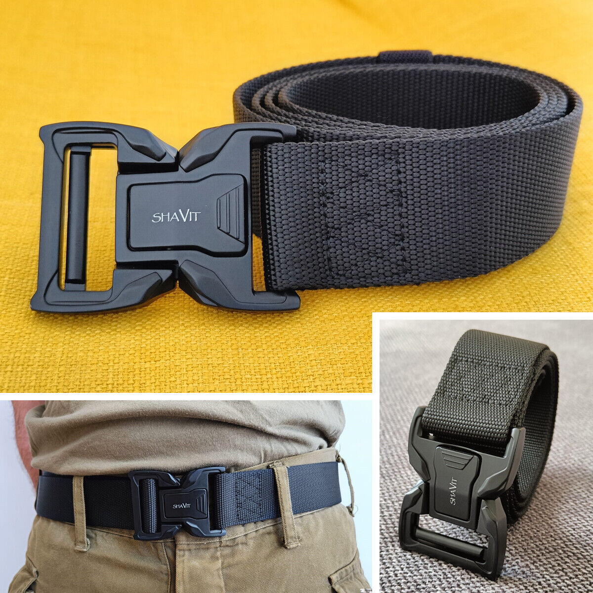 Tactical Pro Quick-Release Military Belt for Men