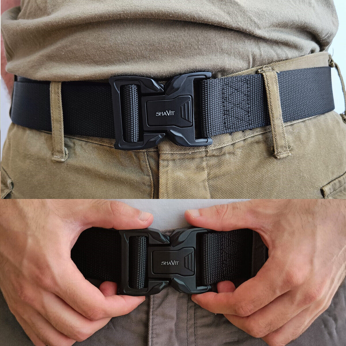 Tactical Pro Quick-Release Military Belt for Men