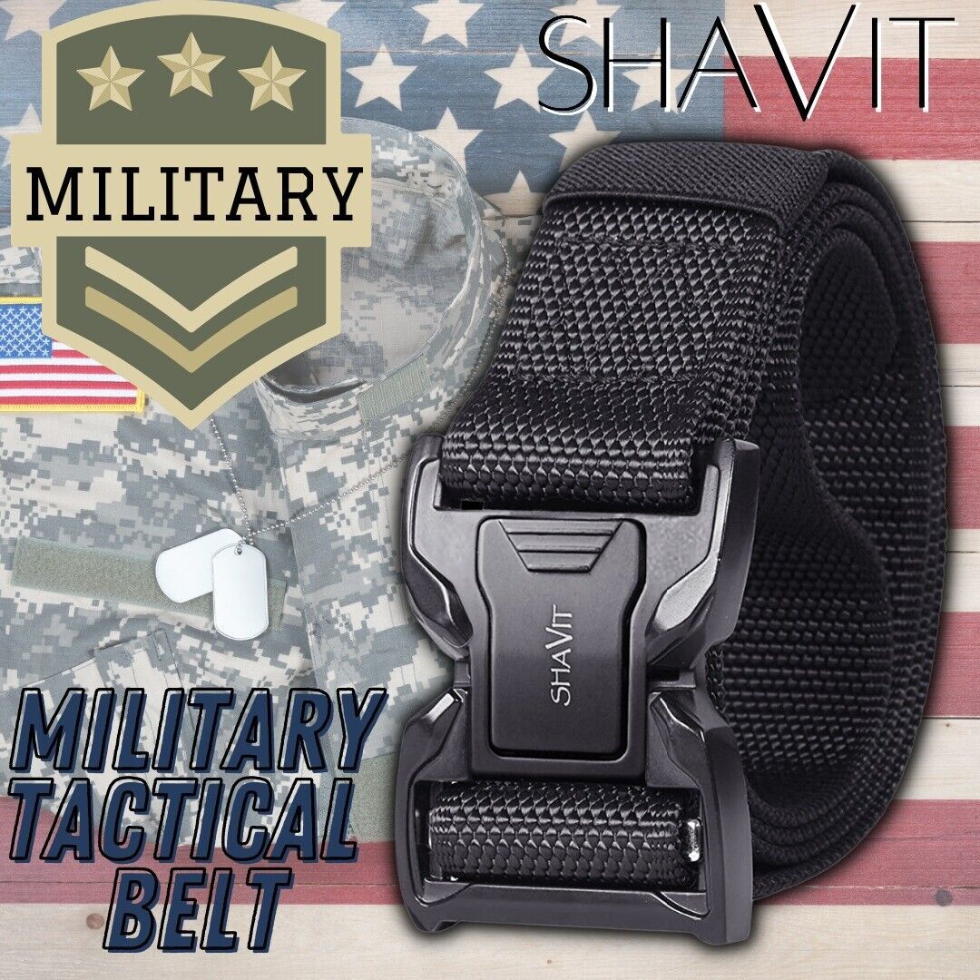 Tactical Pro Quick-Release Military Belt for Men