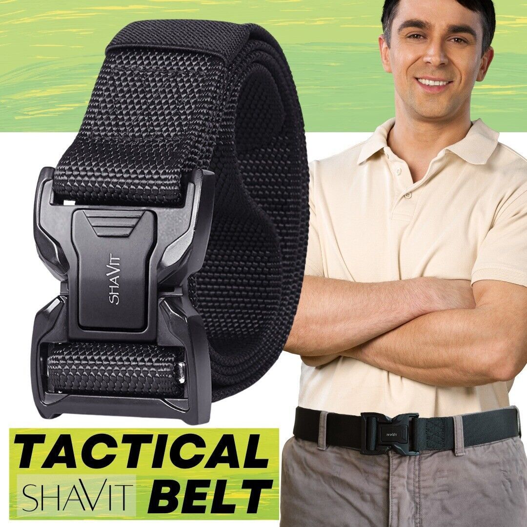 Tactical Pro Quick-Release Military Belt for Men