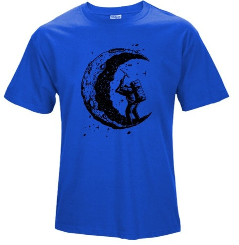 Cosmic Moon O-neck T-shirt