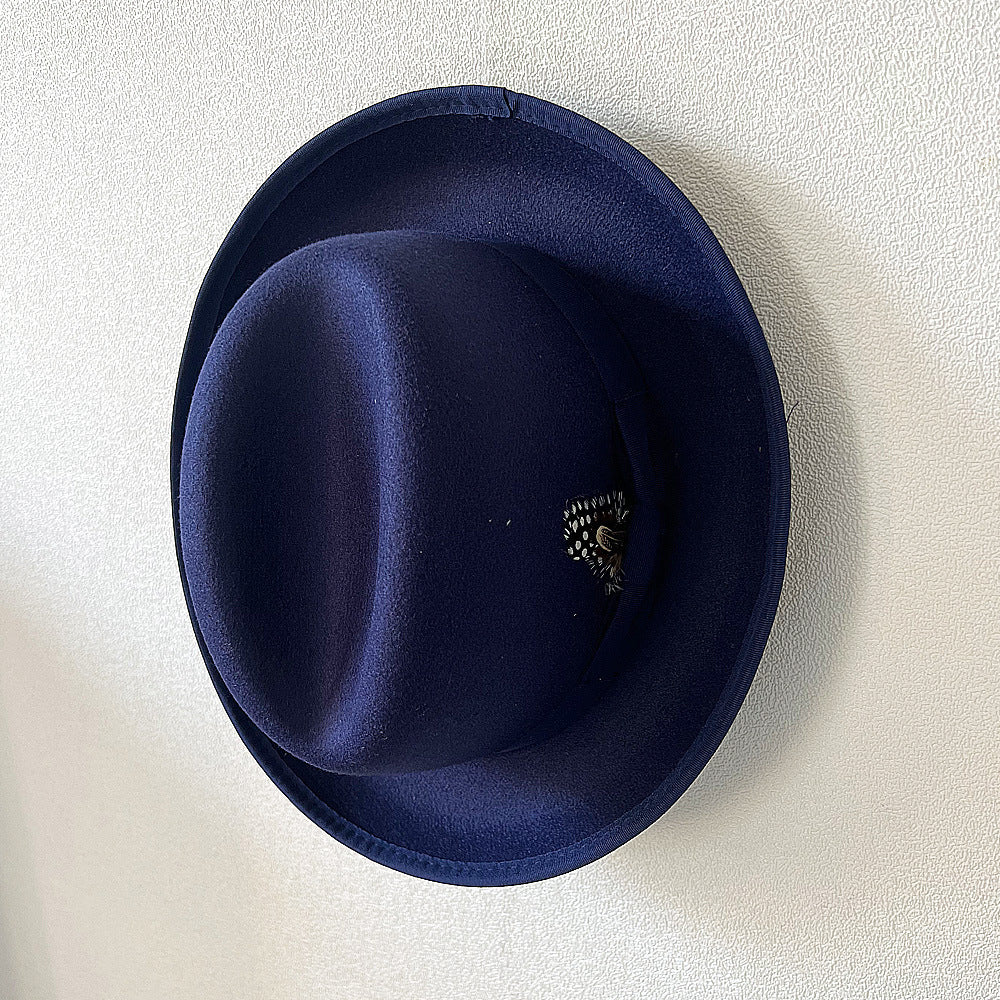 Classic Lined Feather Fedora