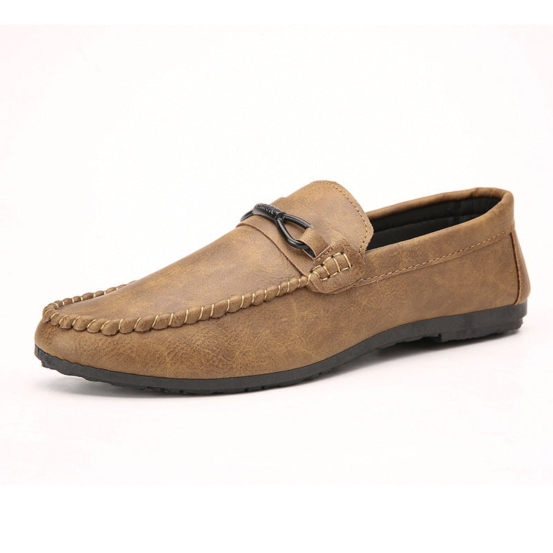 Comfort Stride Leather Loafers