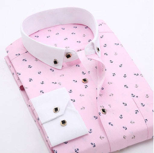 Floral Bloom Men's Dress Shirt