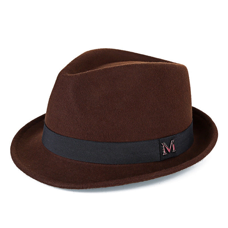 Timeless Green Wool Fedora for Middle-Aged Men