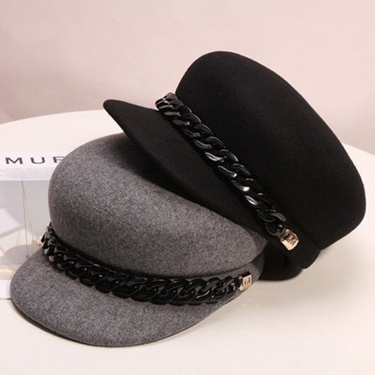 Luxury Retro Wool Trilby Hat