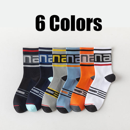 Active Fit Breathable Sports Socks for Men (6 Pairs)