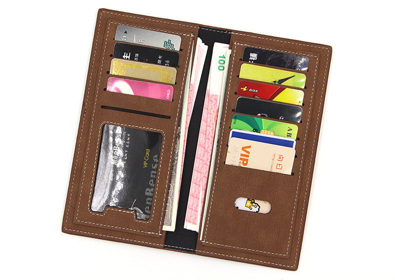 Executive Long Wallet – Men’s Large Capacity Design