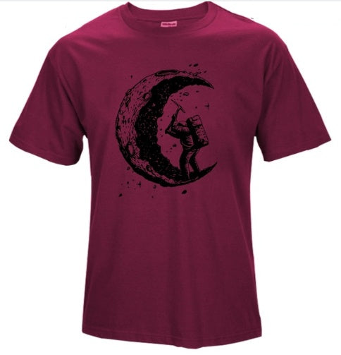 Cosmic Moon O-neck T-shirt