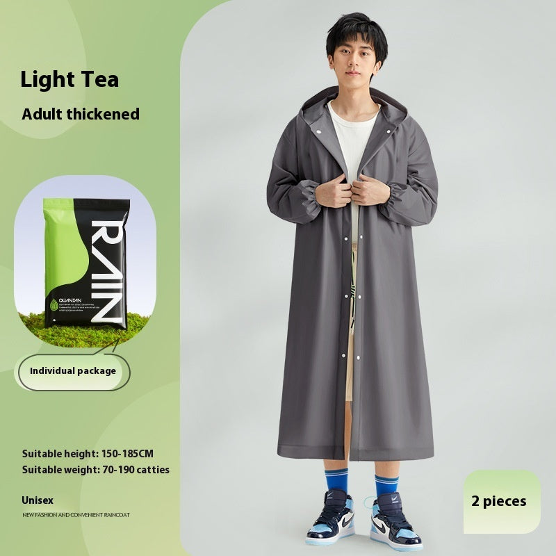 Non-disposable Thickened One-piece Raincoat