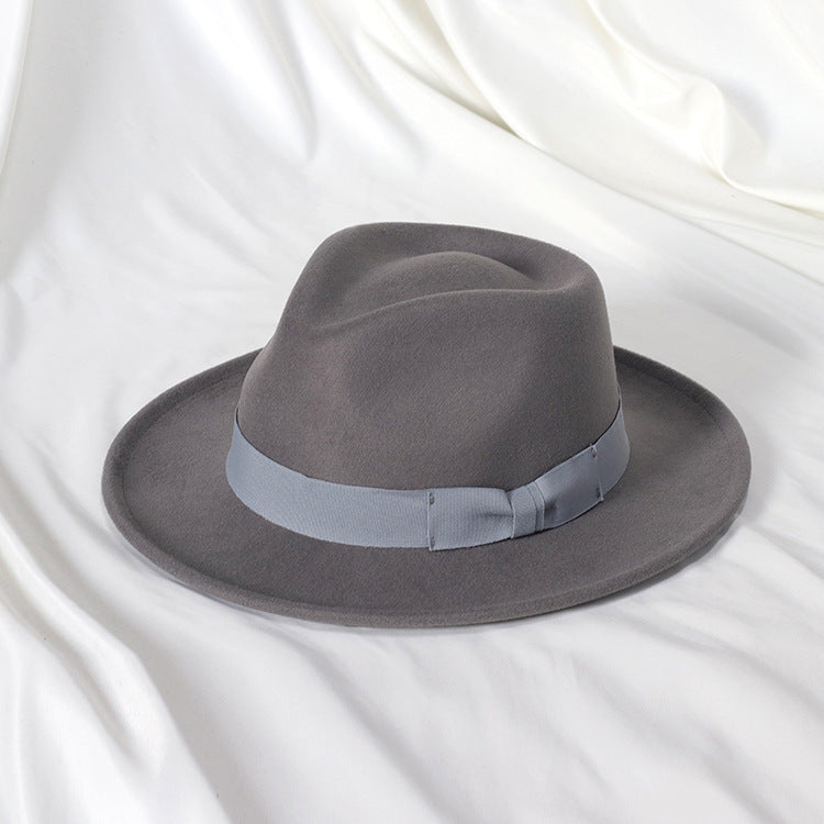 Retro Charm Bowknot Jazz Hat