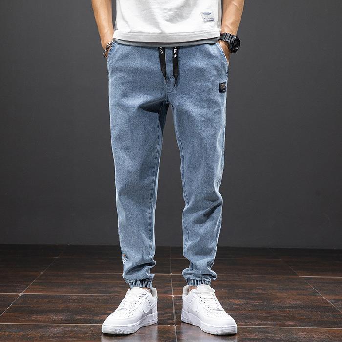 Mens Fashion Casual Loose Stretch Jeans