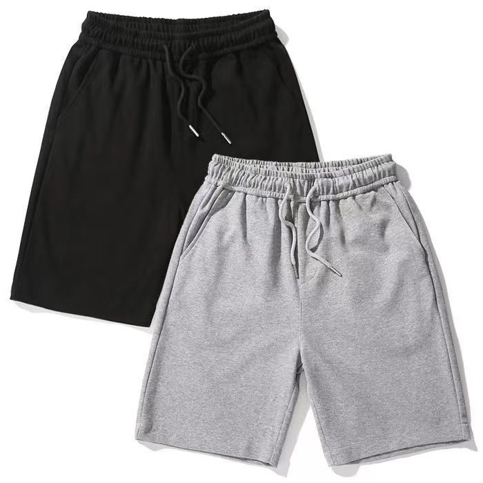 Basic Solid Straight Fit Shorts