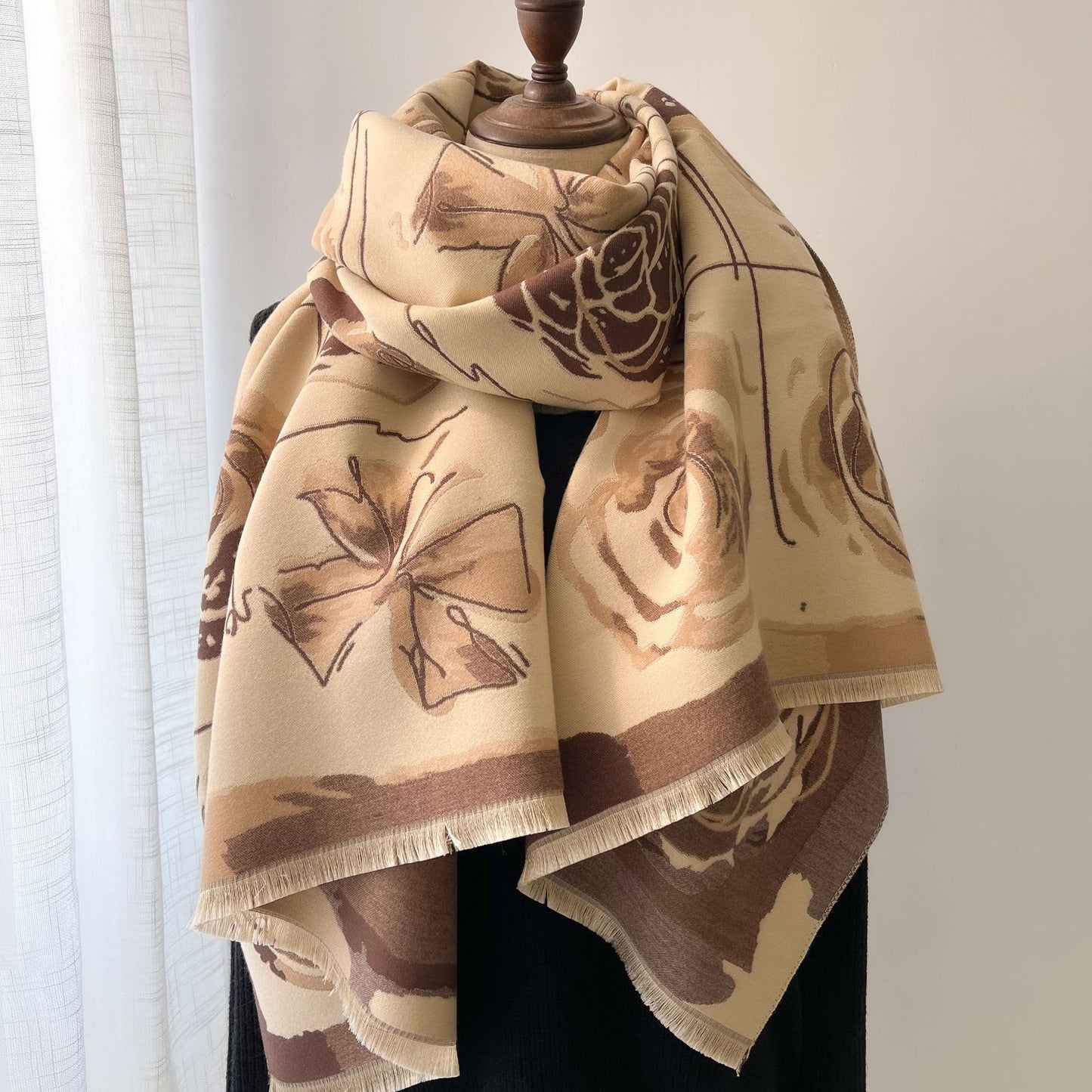 Vivid Blend Cashmere Shawl