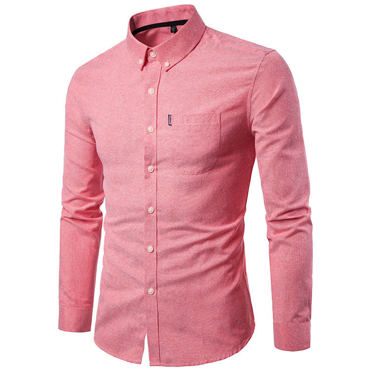 Refined Charm Korean Dress Shirt