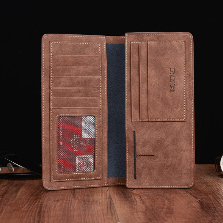 Slim Fit Men's Long Card Holder Wallet