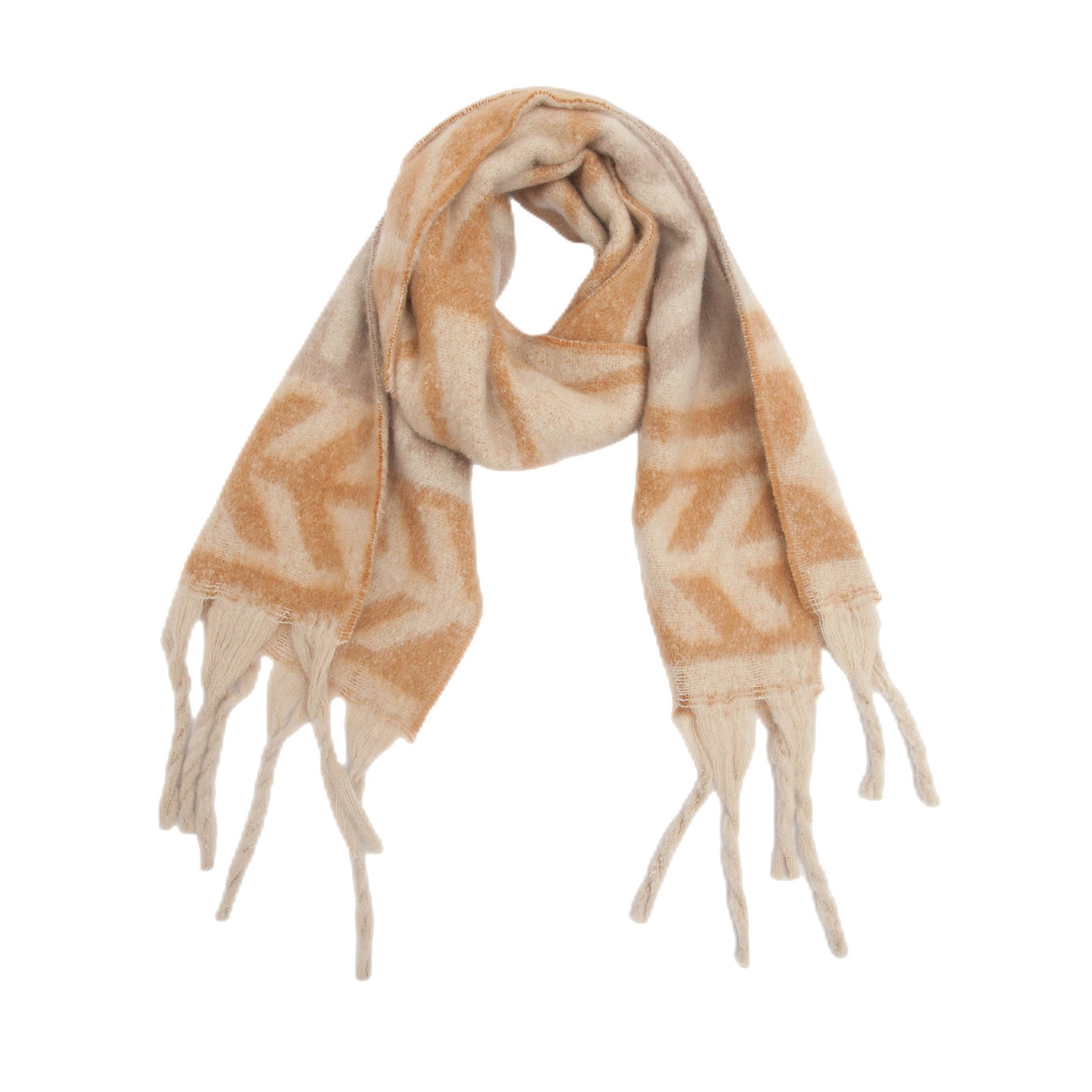 European Winter Tassel Scarf