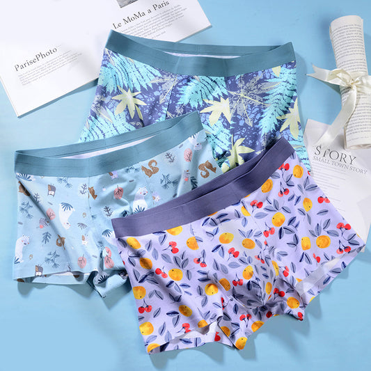 Animated Print Breathable Boxers