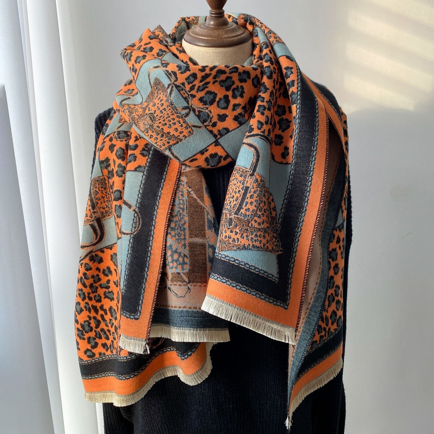 Vivid Blend Cashmere Shawl