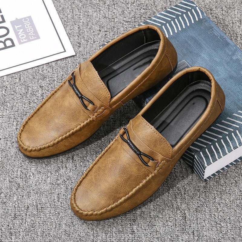 Comfort Stride Leather Loafers