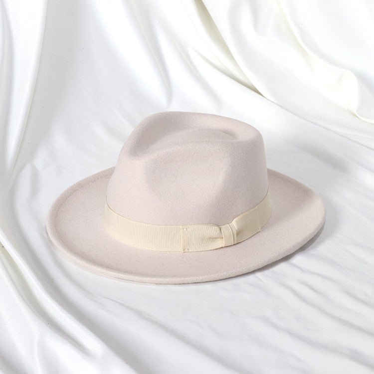 Retro Charm Bowknot Jazz Hat