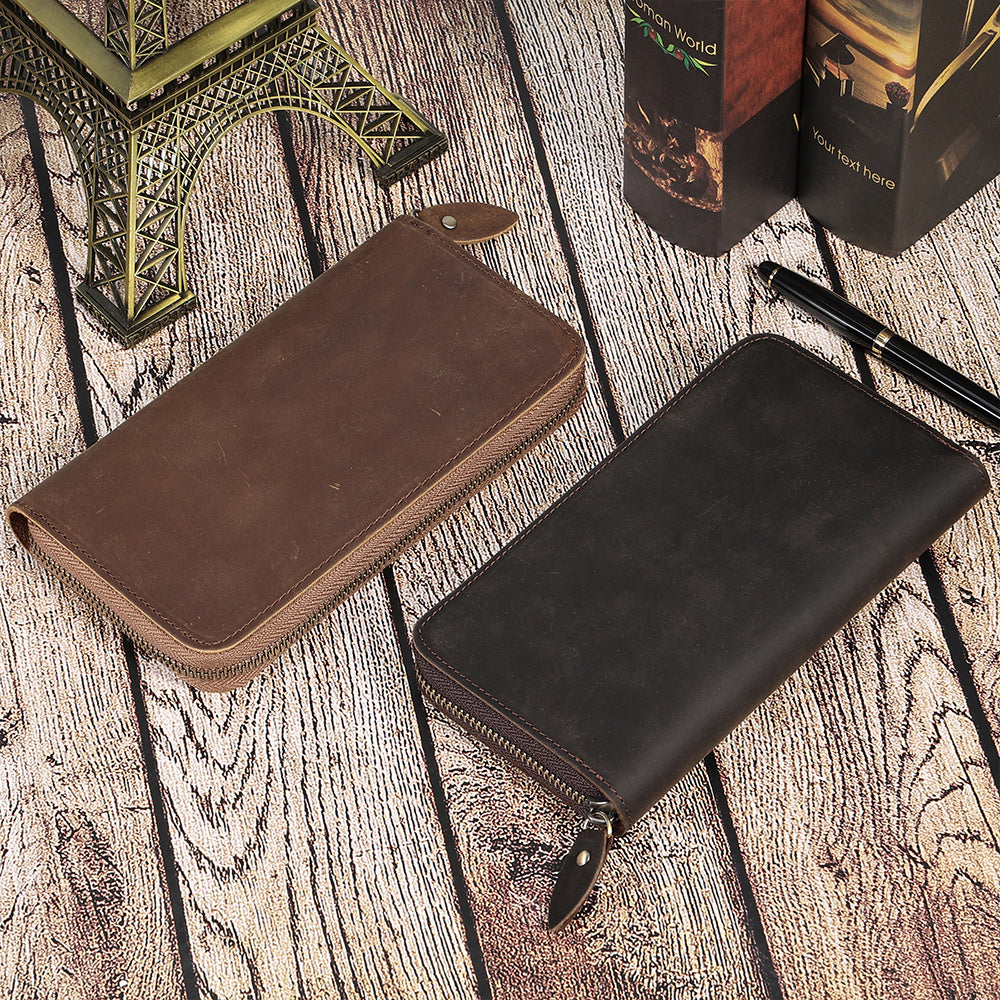 JOYIR RFID Leather Long Wallet for Men