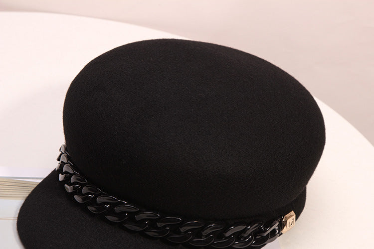 Luxury Retro Wool Trilby Hat