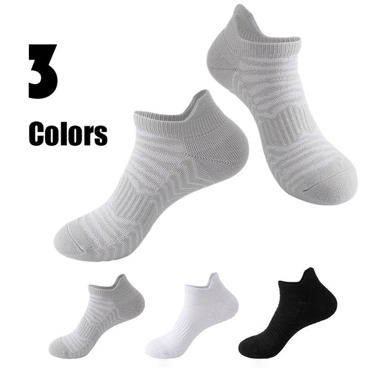 3-Pack Men’s Performance Running Socks - Breathable, Cushioned, Low-Cut